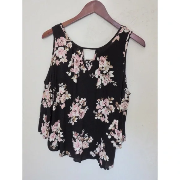 Gypsies & Moondust Cold Shoulder Top Size M - Picture 4 of 8